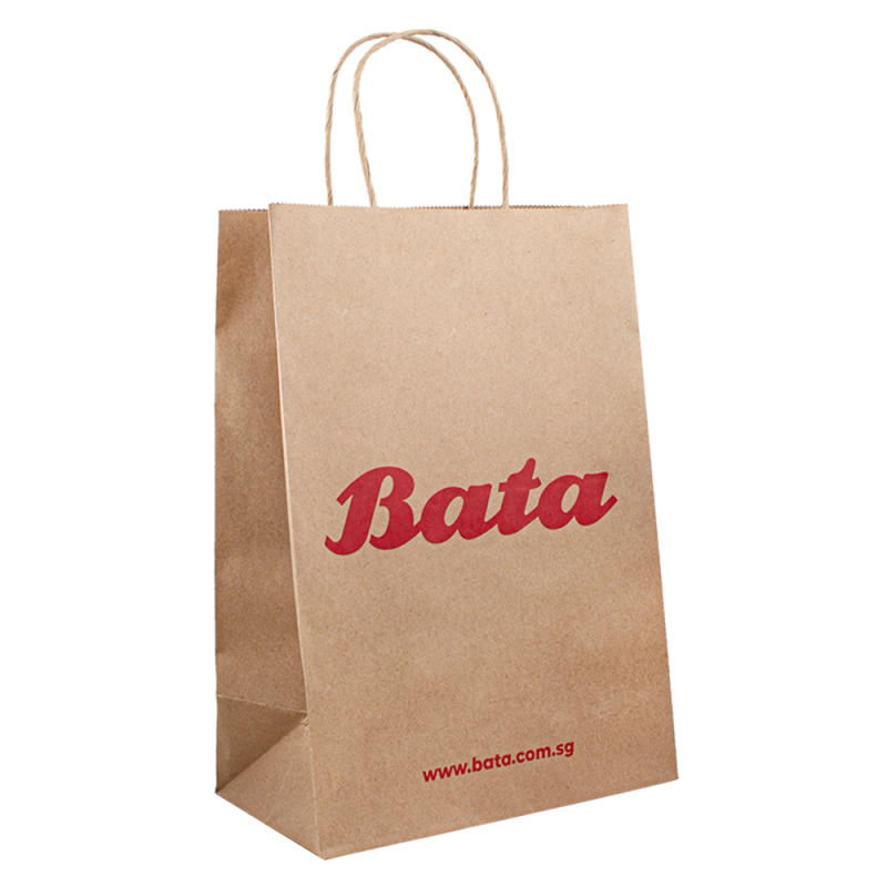 Kraft Shopping Recycling Mini große Papiertüten mit Verpackung